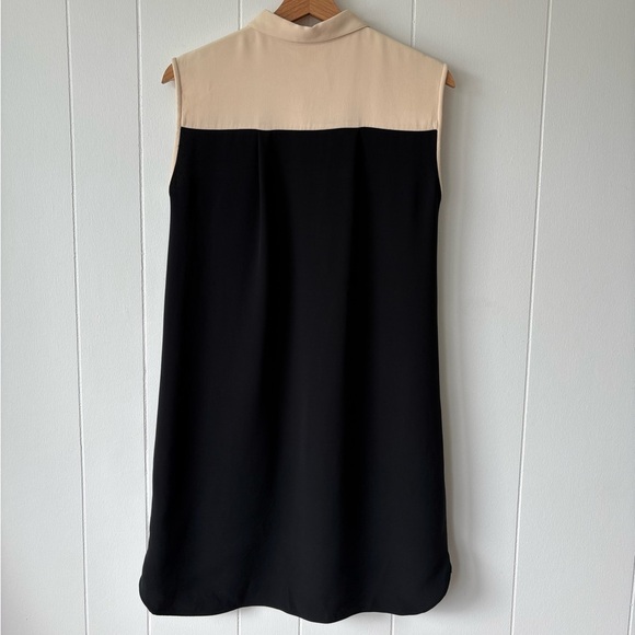 Jenni Kayne Silk Black/Cream Mini Dress | Size Small - Picture 7 of 9